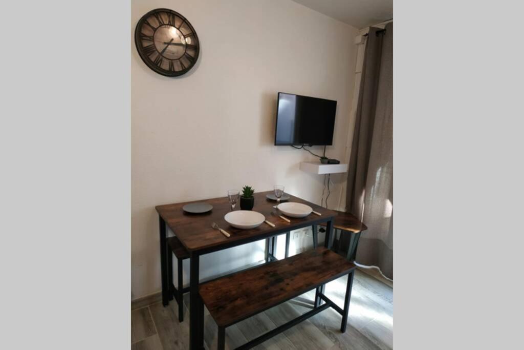 Studio Climatise, 50 M De La Prom, Wifi Nice Luaran gambar